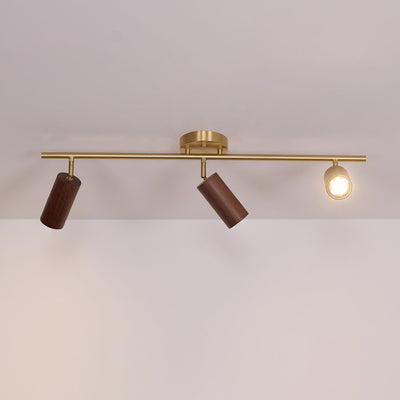 Delira Plafondlamp Verstelbaar Houtdesign
