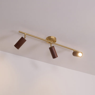 Delira Plafondlamp Verstelbaar Houtdesign