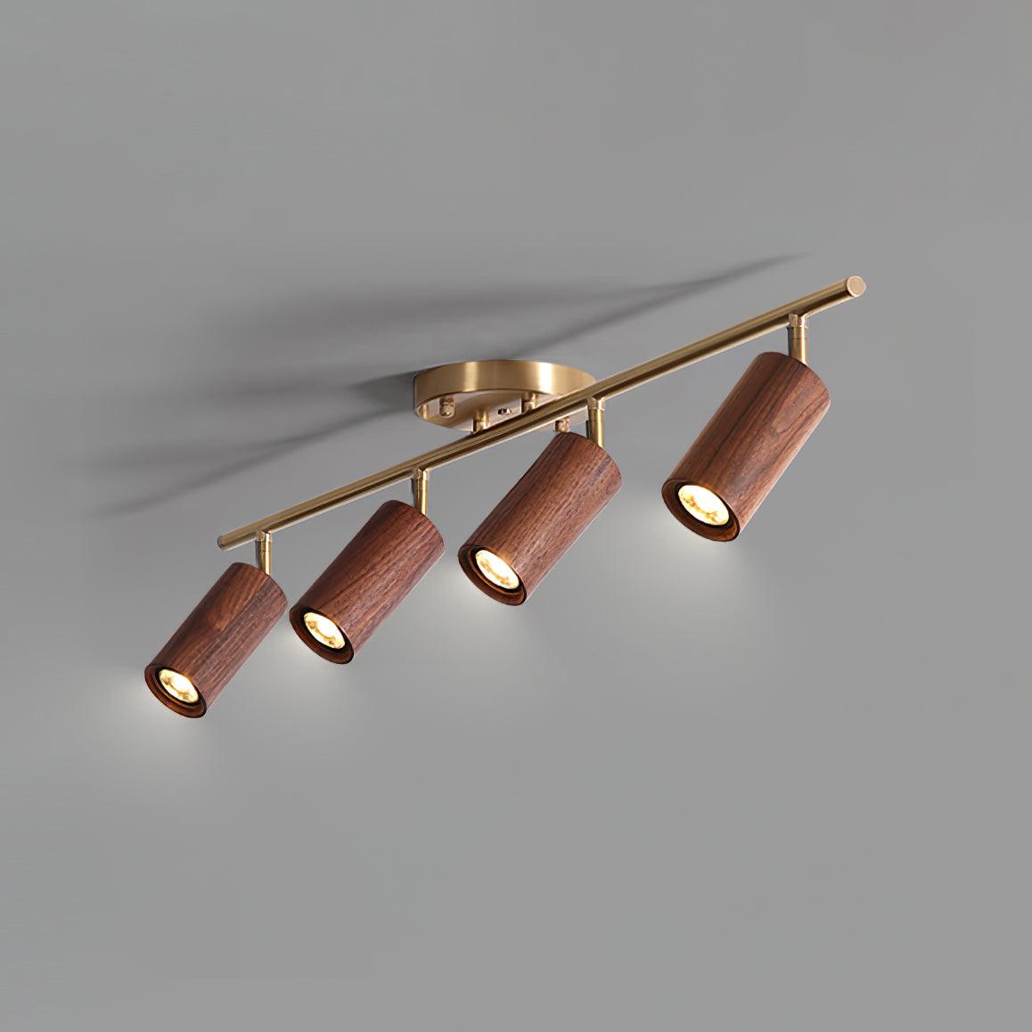 Delira Plafondlamp Verstelbaar Houtdesign