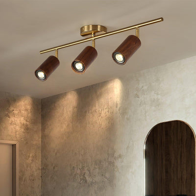 Delira Plafondlamp Verstelbaar Houtdesign