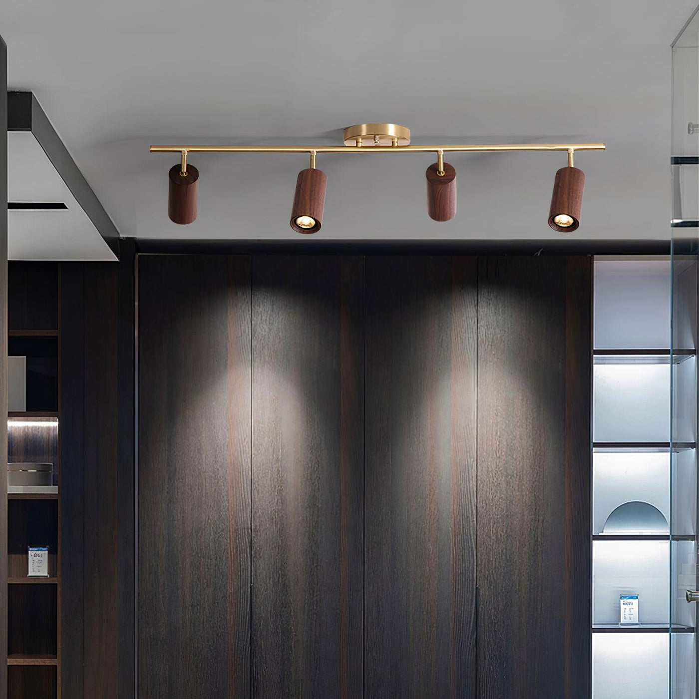 Delira Plafondlamp Verstelbaar Houtdesign