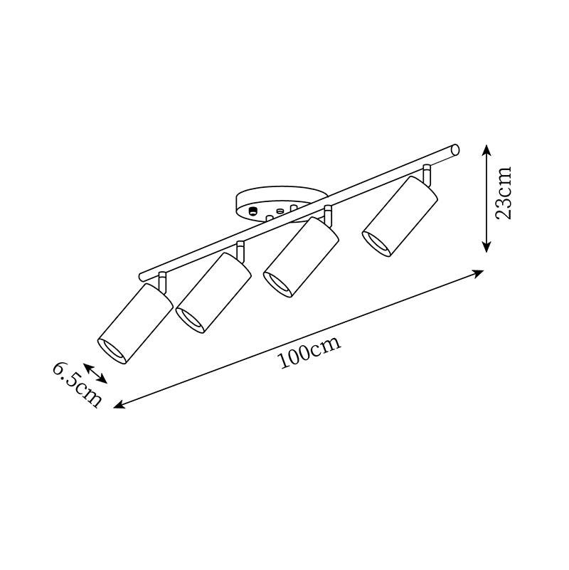 Delira Plafondlamp Verstelbaar Houtdesign