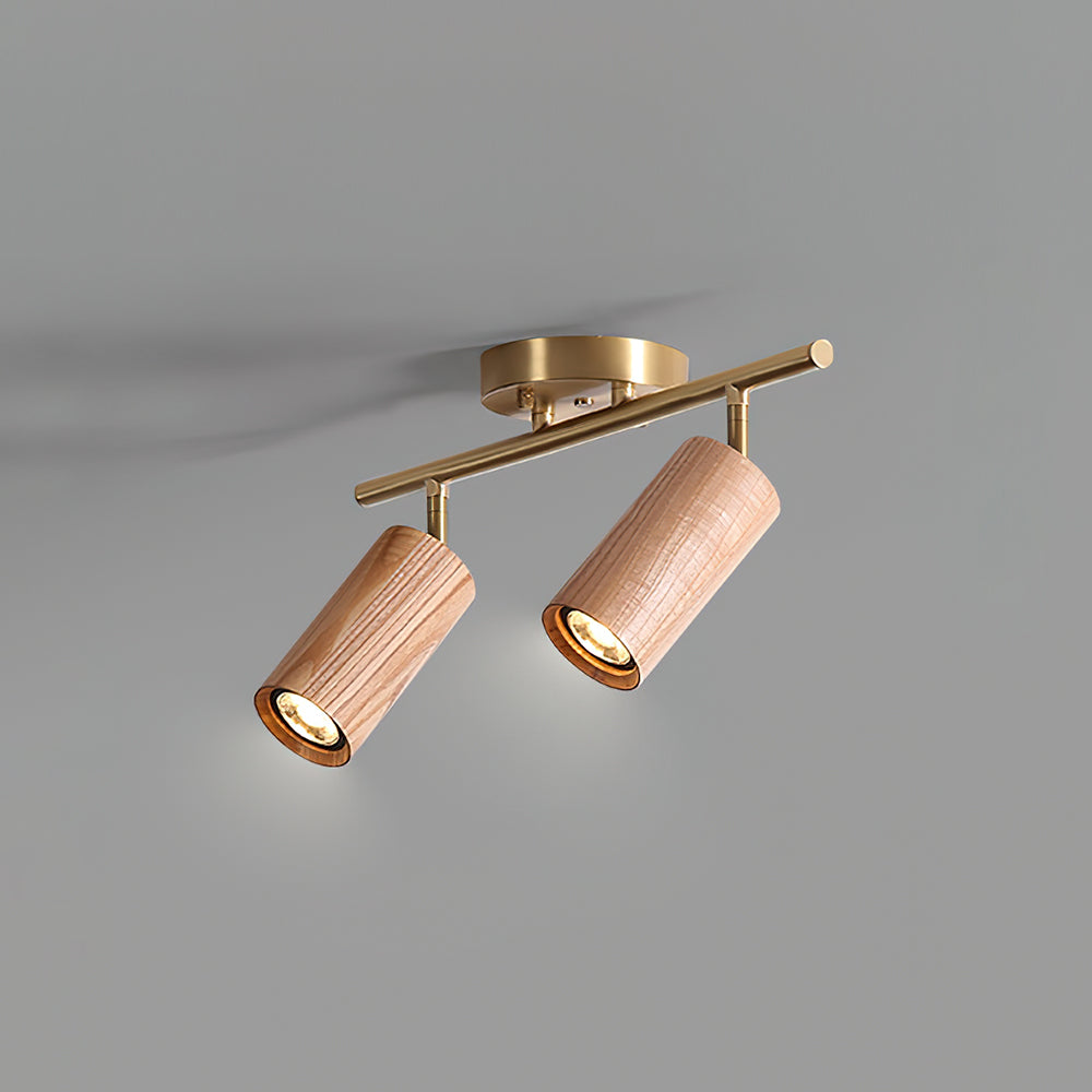 Delira Plafondlamp Verstelbaar Houtdesign