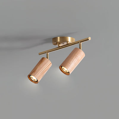 Delira Plafondlamp Verstelbaar Houtdesign