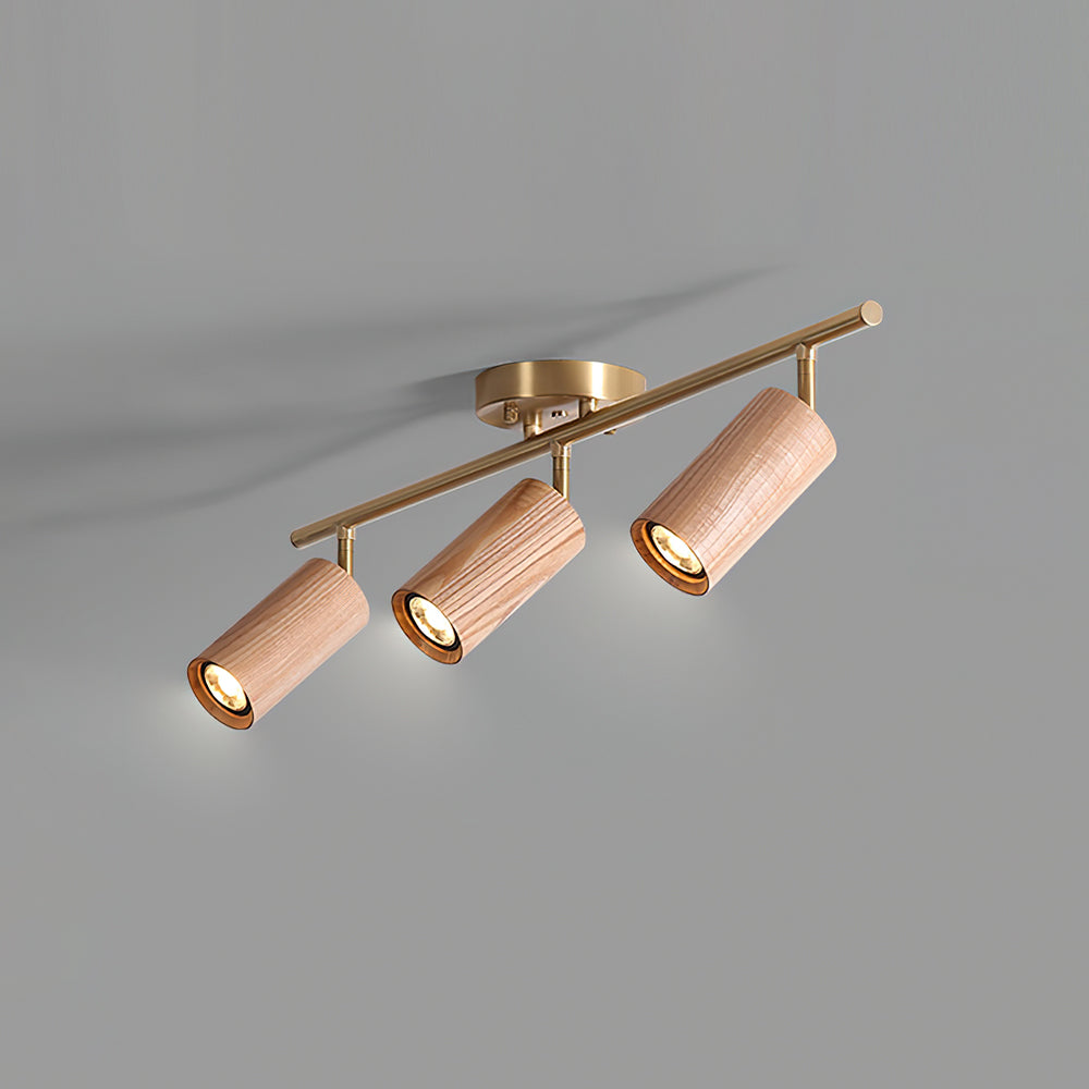 Delira Plafondlamp Verstelbaar Houtdesign