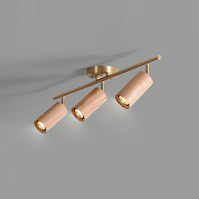 Delira Plafondlamp Verstelbaar Houtdesign