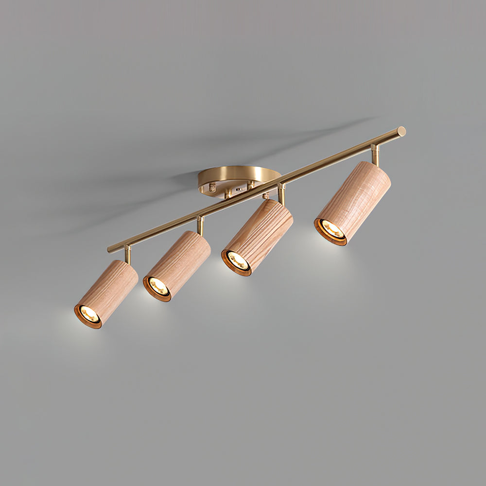 Delira Plafondlamp Verstelbaar Houtdesign