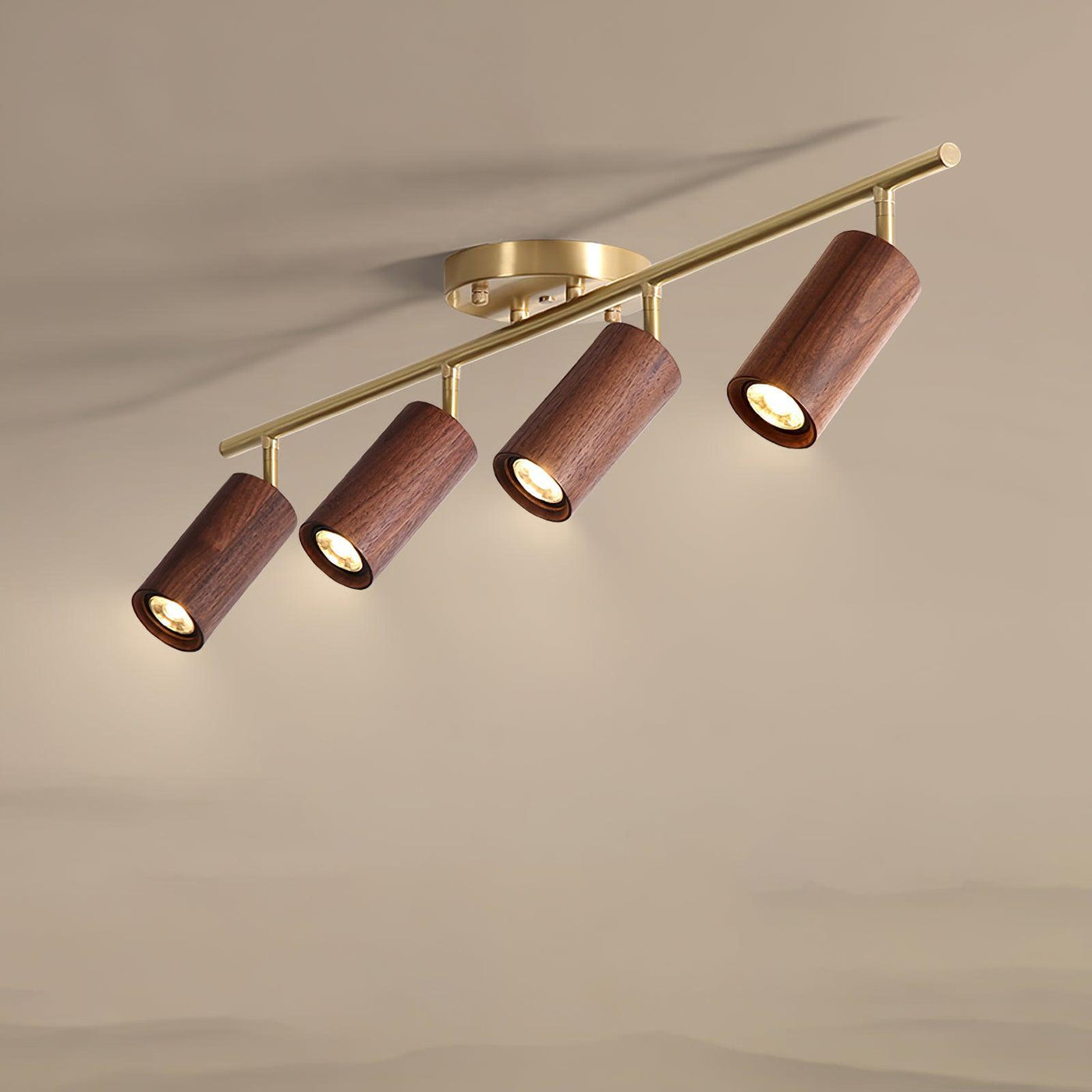 Delira Plafondlamp Verstelbaar Houtdesign