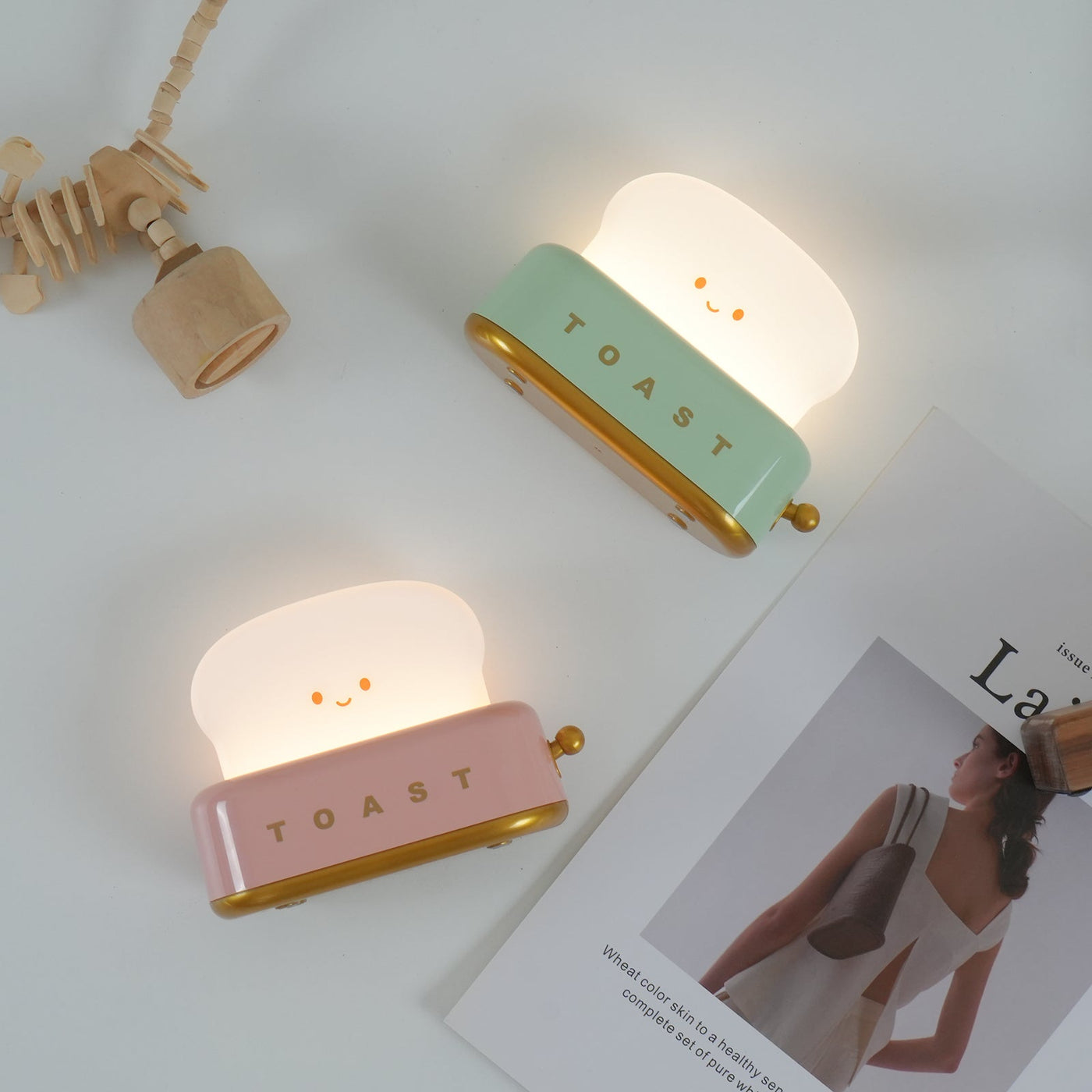 Delira Nachtlampje Broodrooster Decoratief Warm Licht
