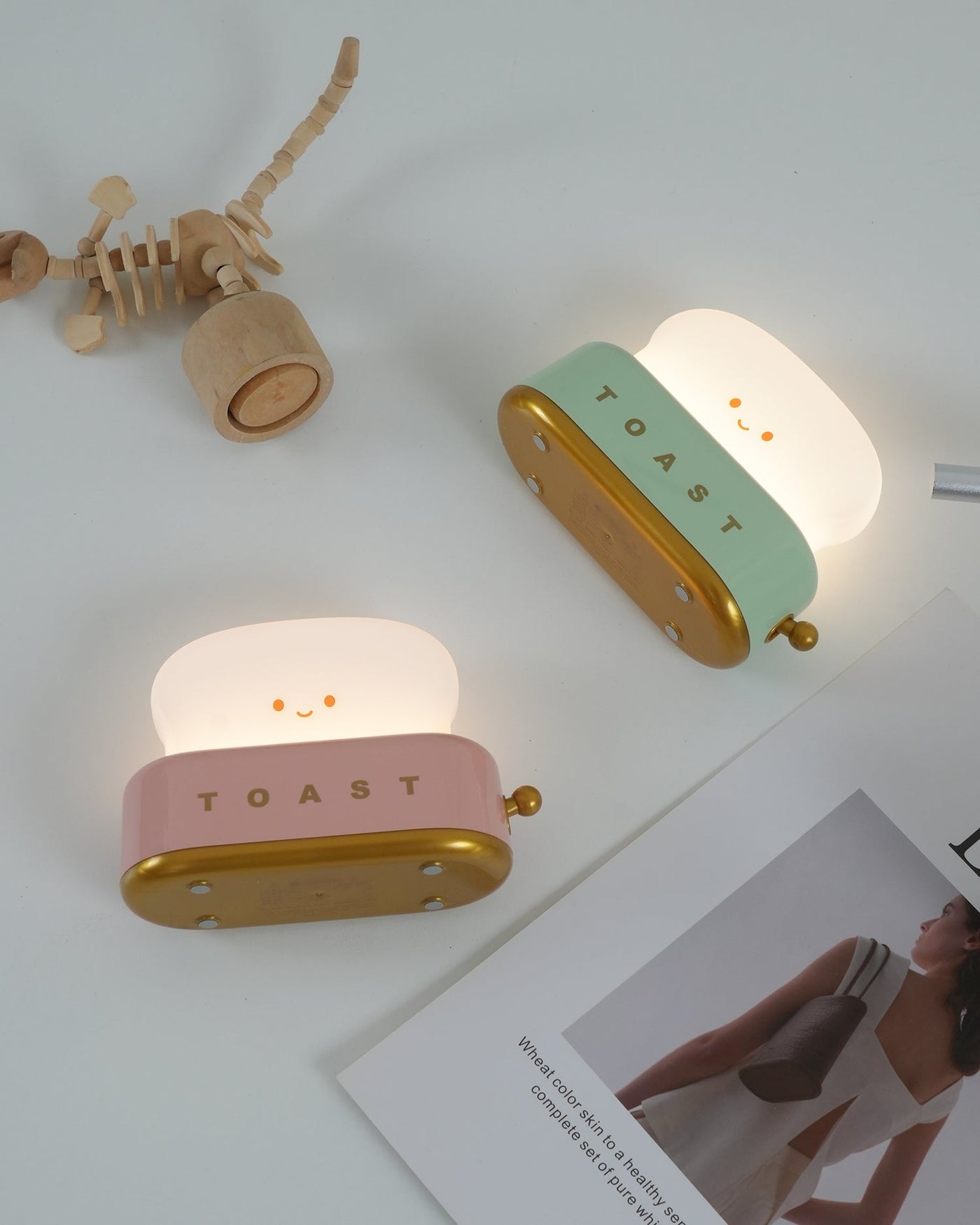 Delira Nachtlampje Broodrooster Decoratief Warm Licht