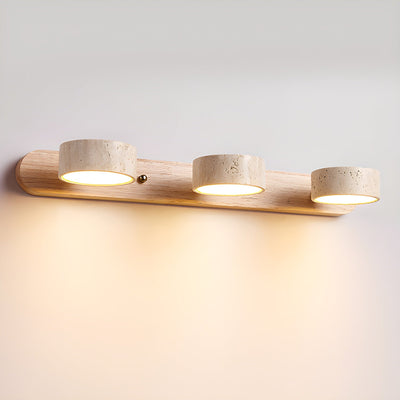 Delira Wandlamp Travertin Hout Duo Design