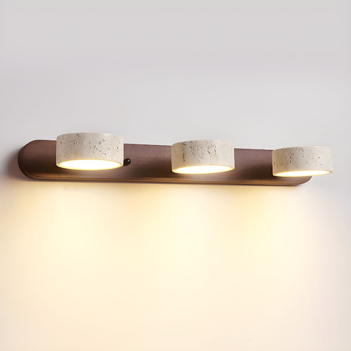 Delira Wandlamp Travertin Hout Duo Design