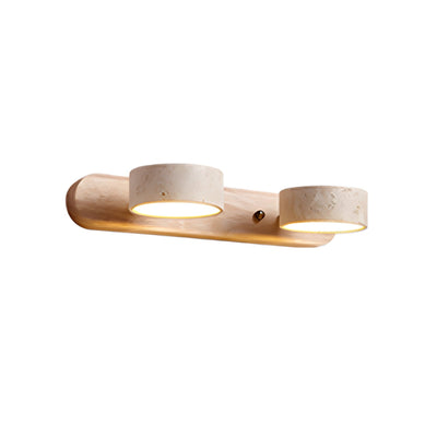 Delira Wandlamp Travertin Hout Duo Design