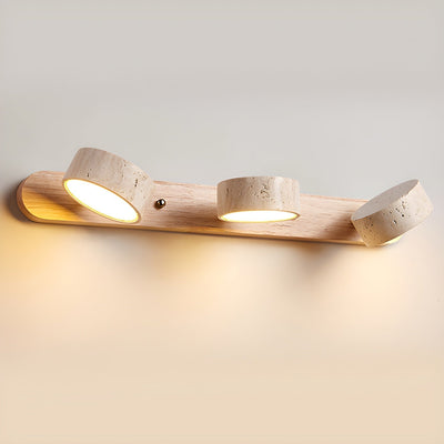 Delira Wandlamp Travertin Hout Duo Design