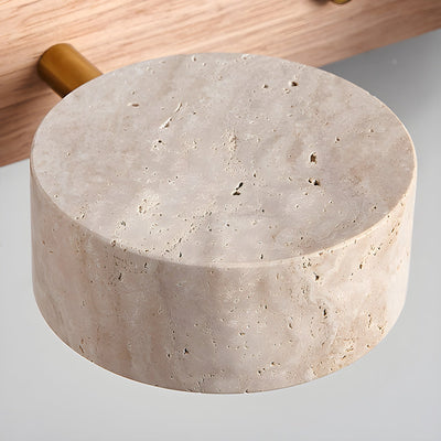 Delira Wandlamp Travertin Hout Duo Design