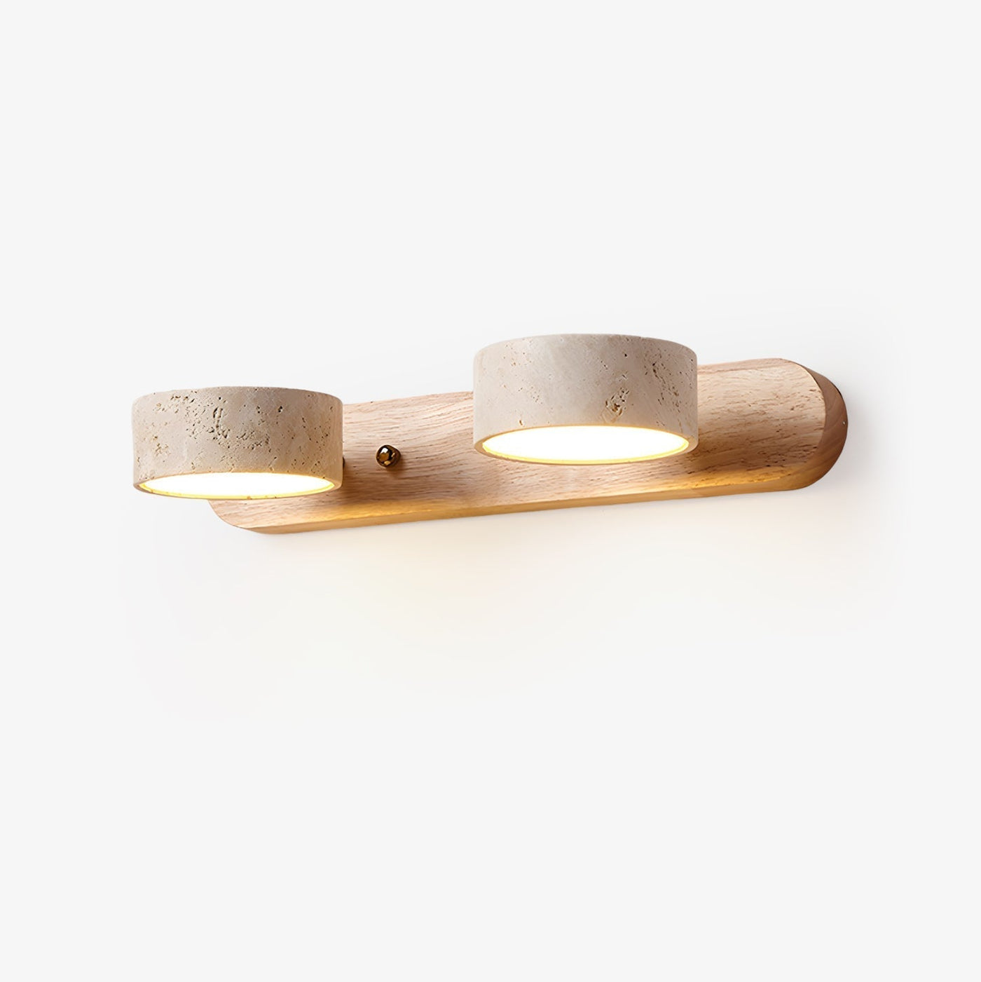 Delira Wandlamp Travertin Hout Duo Design
