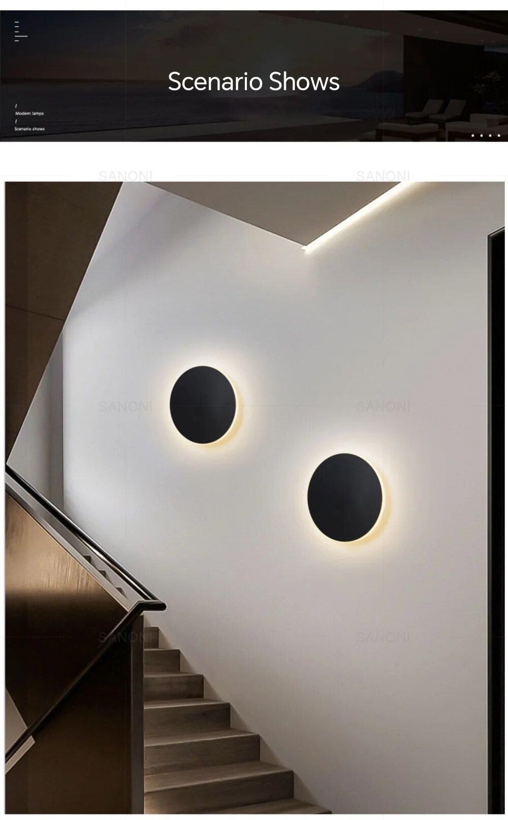Delira Wandlamp Rond Modern Design