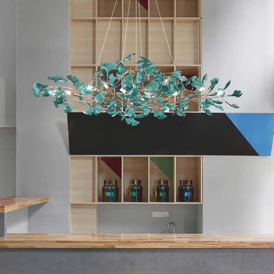 Delira Kroonluchter Met Ginkgo Bladeren