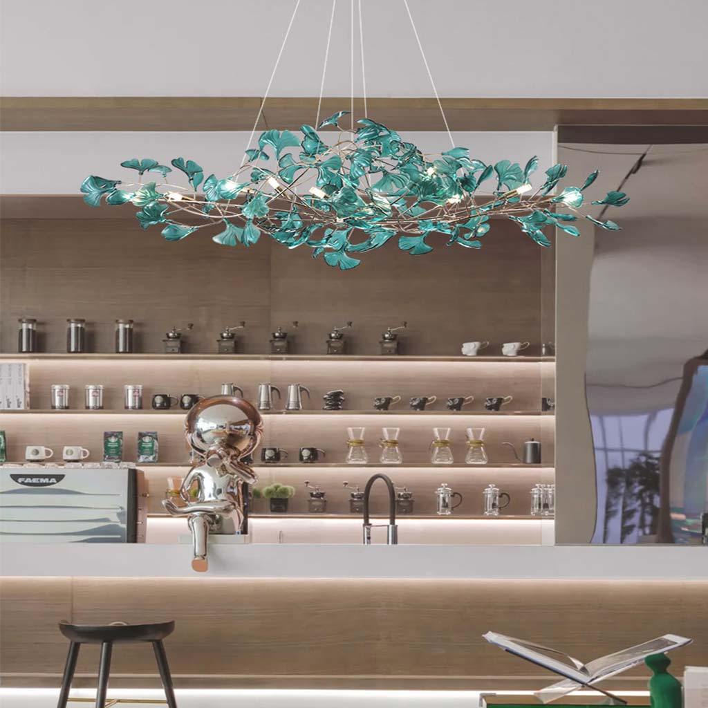 Delira Kroonluchter Met Ginkgo Bladeren