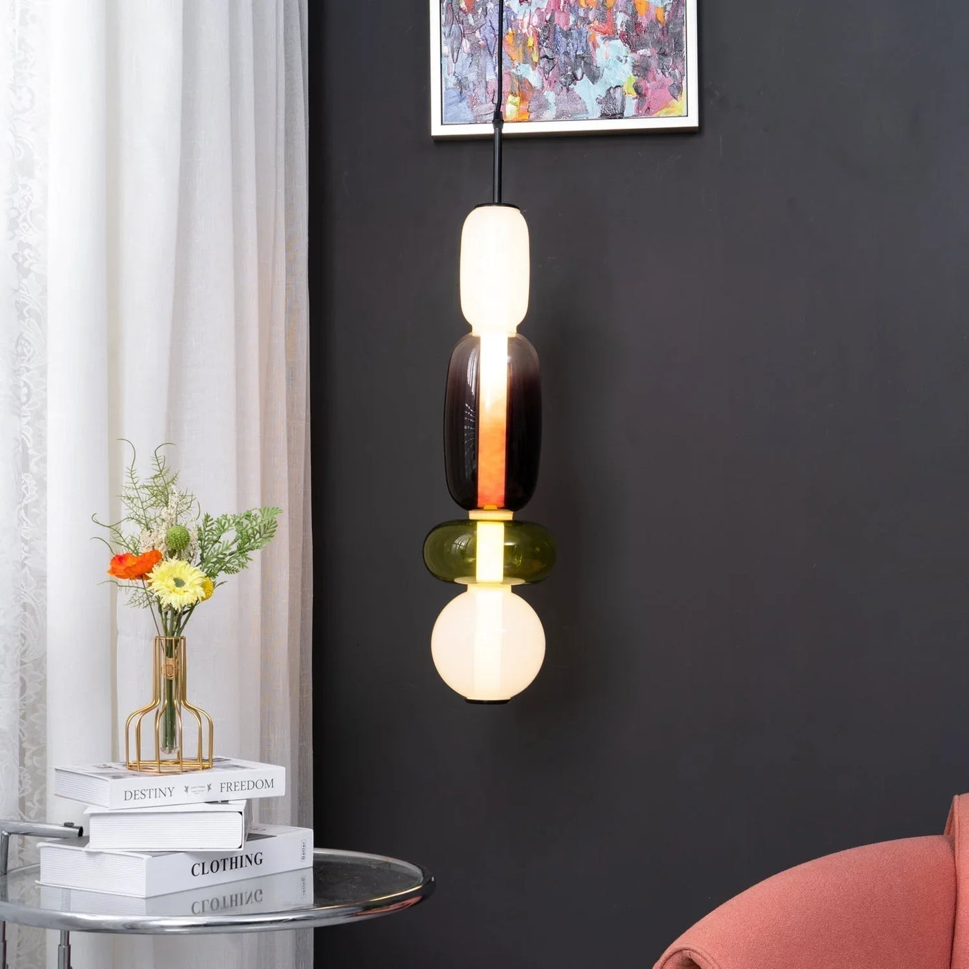 Delira Hanglamp Glas Candied Nordic Design