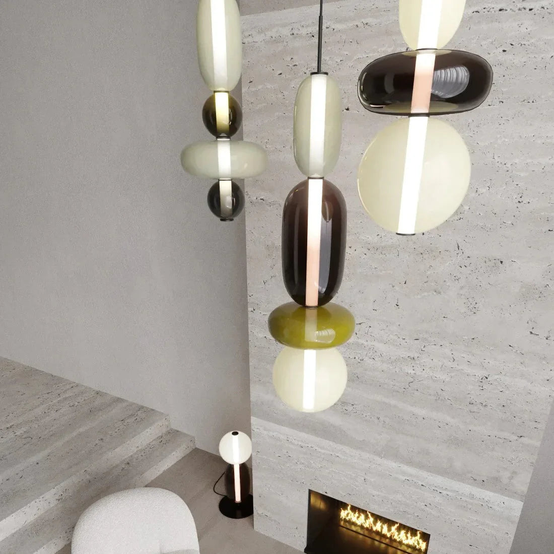 Delira Hanglamp Glas Candied Nordic Design