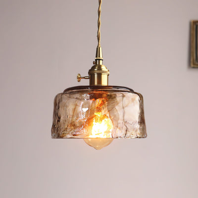 Delira Hanglamp Glas Messing Vintage