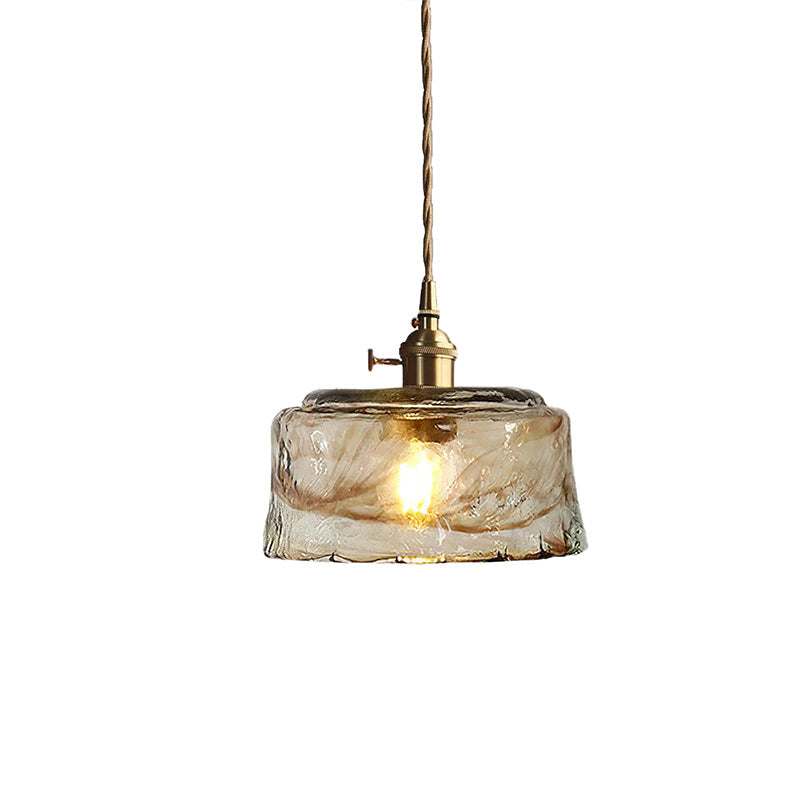 Delira Hanglamp Glas Messing Vintage
