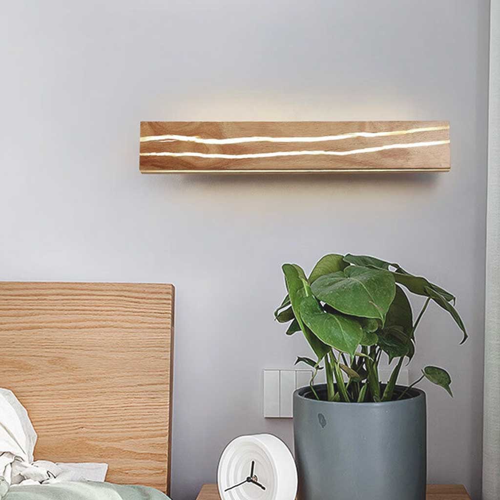 Delira Wandlamp Houten Eenvoud