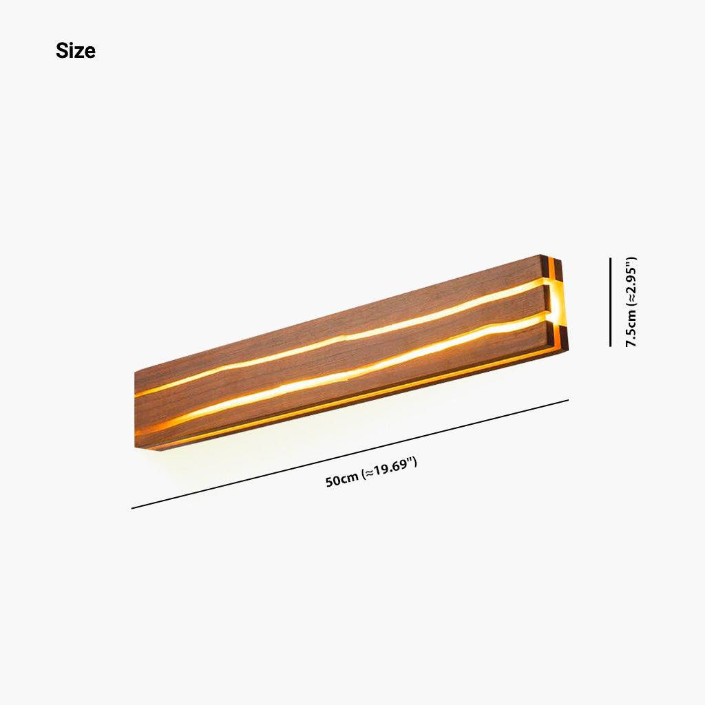 Delira Wandlamp Houten Eenvoud