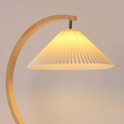 Delira Vloerlamp Met Houten Boog