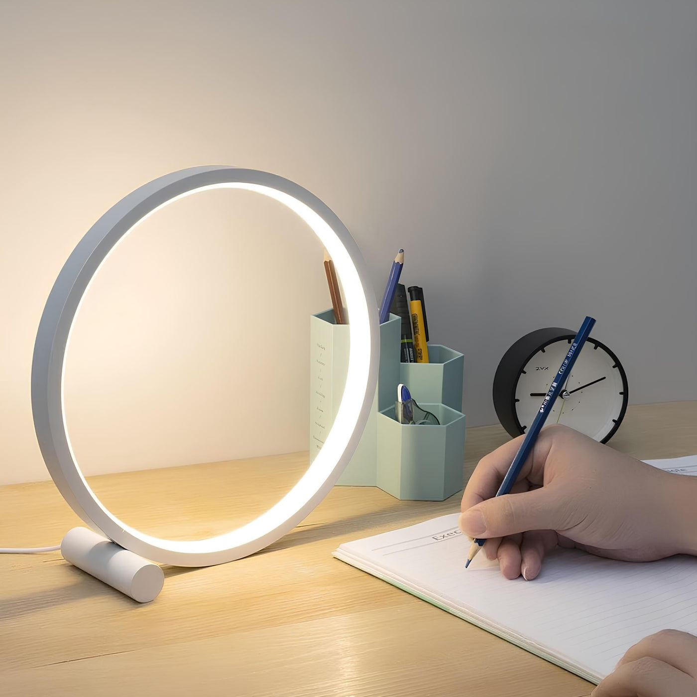 Delira Tafellamp Halo Ring Dimbaar LED