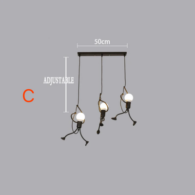 Delira Hanglamp Speels IJzeren Ontwerp