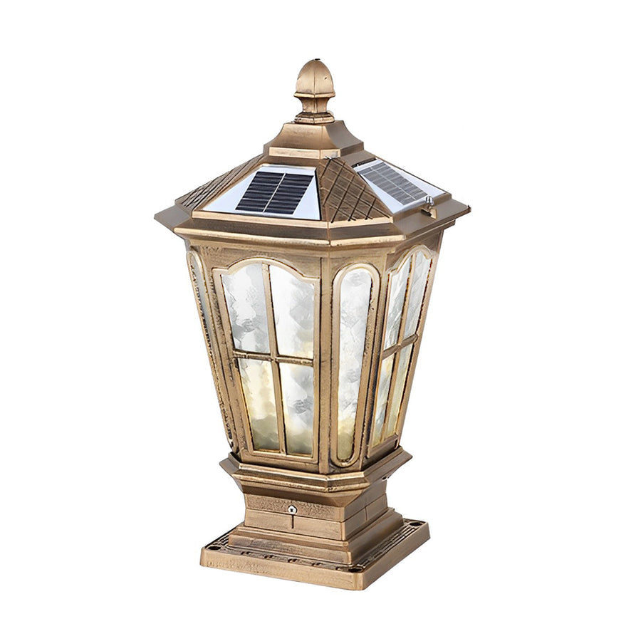Delira Solar Sokkel Buitenlamp Aluminium Design