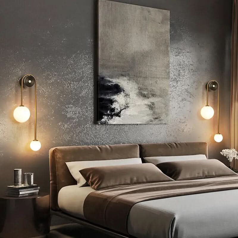 Delira Wandlamp Scandinavisch Glas Metaal Design