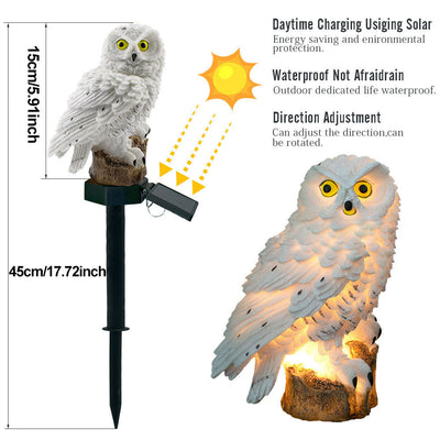 Delira Solar Buitenlamp Uilvormig Design
