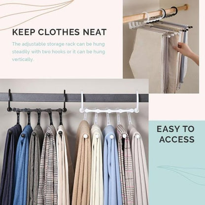 ClothesMax™ - Ruimtebesparend Kledingrek voor een Opgeruimd Huis