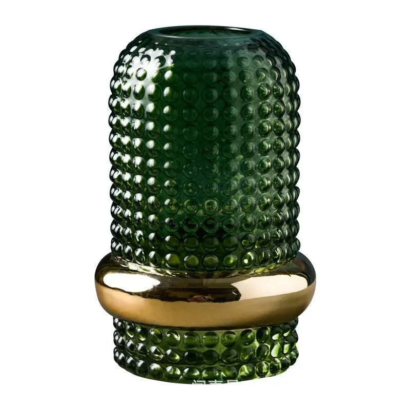 Delira Vaas Groen Met Gouden Rand