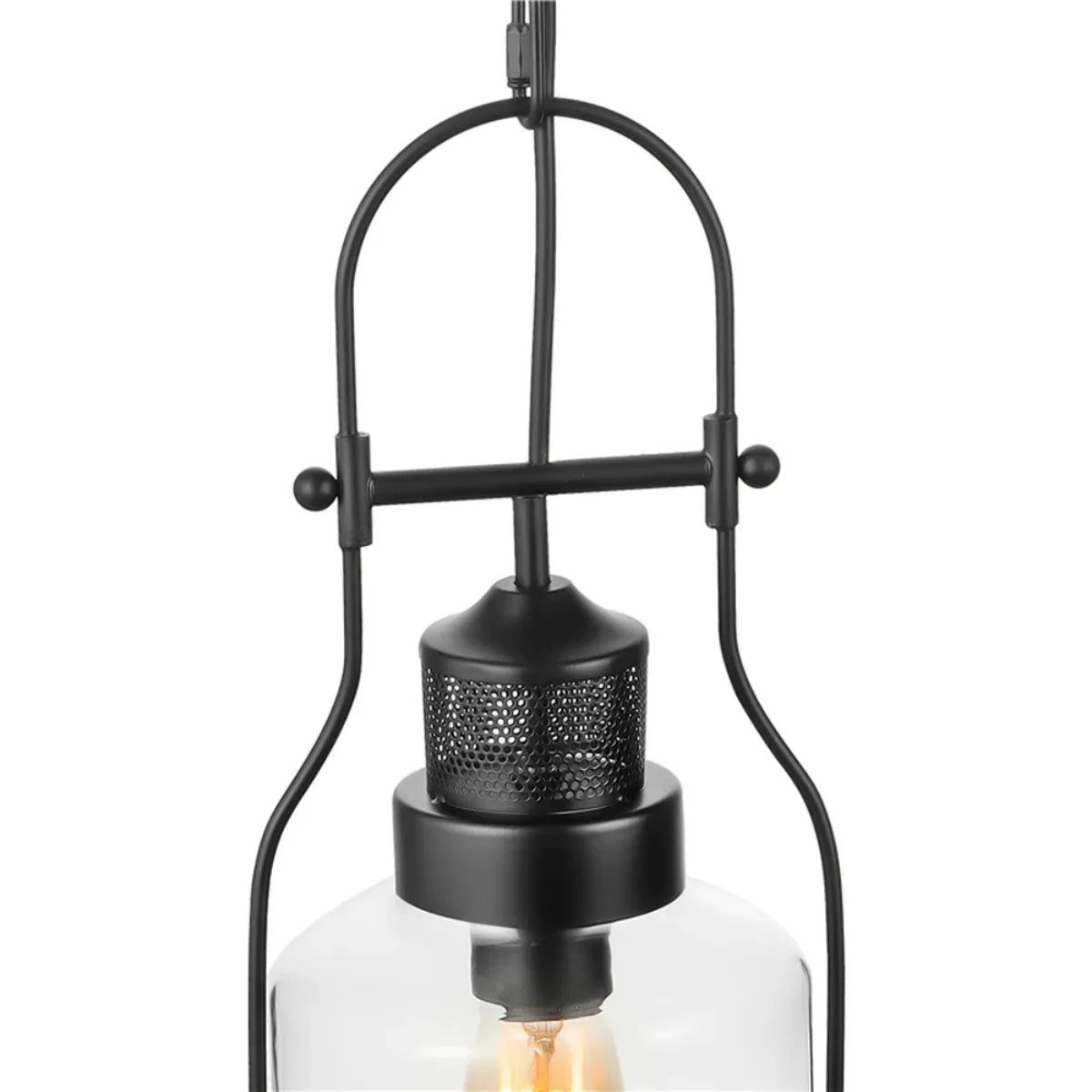 Delira Hanglamp Industrieel Glas Vintage
