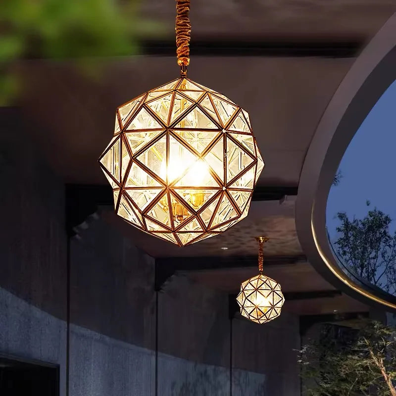 Delira Hanglamp met Glazen Vormen