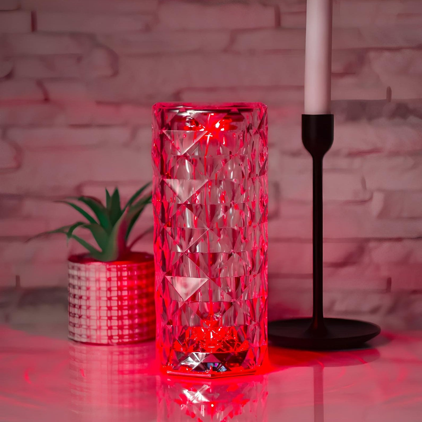 Delira Tafellamp Kristal Touch Dimbaar