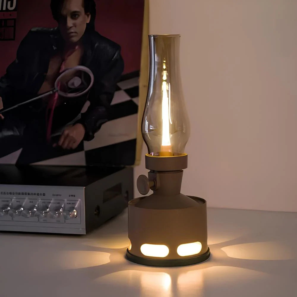 Delira Tafellamp Vintage LED Lantaarn Oplaadbaar