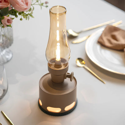 Delira Tafellamp Vintage LED Lantaarn Oplaadbaar