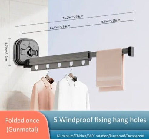 DryMate™ - Ruimtebesparend Droogrek voor Efficiënt Kledingdrogen