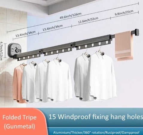 DryMate™ - Ruimtebesparend Droogrek voor Efficiënt Kledingdrogen