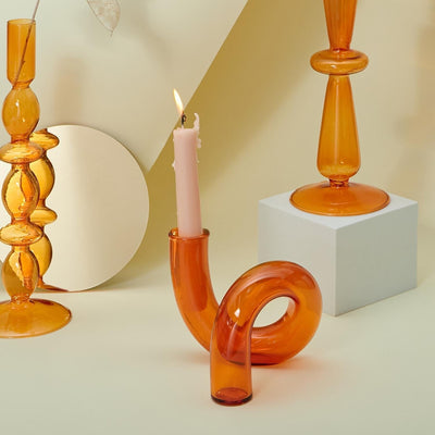 Delira Vaas Kandelaar Glas Elegant