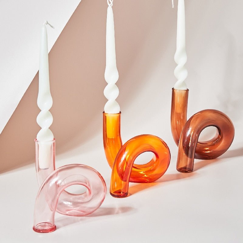 Delira Vaas Kandelaar Glas Elegant