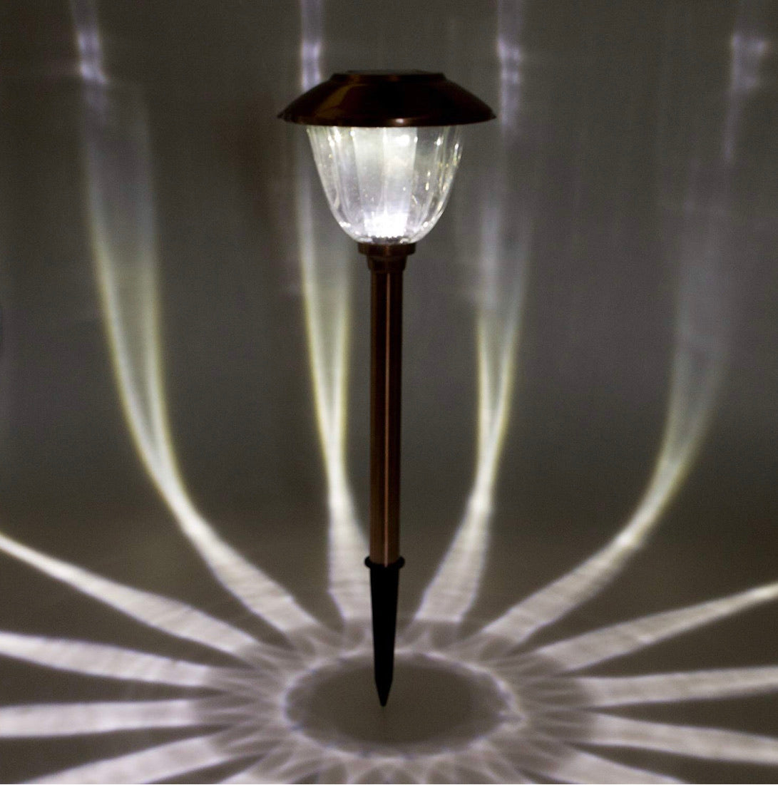 Delira Solar Padverlichting Set van 8 RVS Buitenlampen