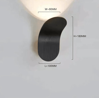 Delira Wandlamp Geborsteld Metaal Modern