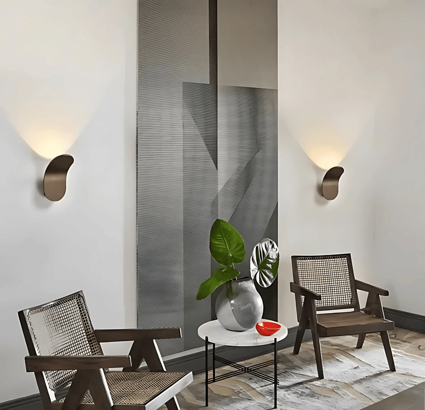 Delira Wandlamp Geborsteld Metaal Modern