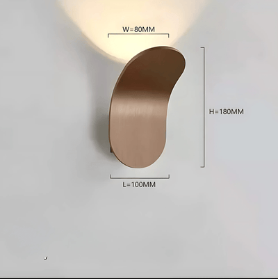 Delira Wandlamp Geborsteld Metaal Modern